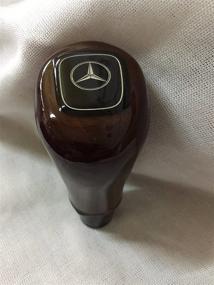 img 3 attached to 🔴 Premium Wood Shift Knob for W163 ML320 ML420 ML55 W210 W202 W203 Models - Manual and Automatic Transmission