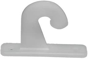 img 1 attached to 🪟 RV Designer A302 Window Covering Hardware - Mini Blind Hold Downs with Hook (2 Per Pack) - Compatible with A300