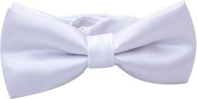 img 3 attached to 👦 Boys Silk Bow Ties: Stylish Accessories for Kids' Bow Tie Fashion