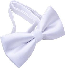 img 2 attached to 👦 Boys Silk Bow Ties: Stylish Accessories for Kids' Bow Tie Fashion