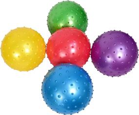img 4 attached to AppleRound Knobby Balls Sensory Favors