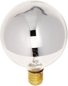 img 1 attached to 💡 Satco S3246 60W G16 1/2 Incandescent Decorative Globe Light Bulb - Silver Crown, 1500 Hrs, 672 Lumens, Candelabra Base