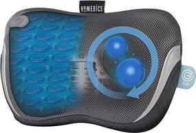 img 4 attached to 🌟 Ultimate Relaxation: HoMedics Cordless Rechargeable Gentle Touch Shiatsu Massage Pillow with Heat and Gel Node Technology