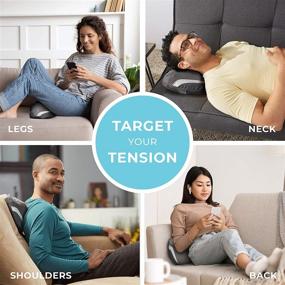 img 3 attached to 🌟 Ultimate Relaxation: HoMedics Cordless Rechargeable Gentle Touch Shiatsu Massage Pillow with Heat and Gel Node Technology