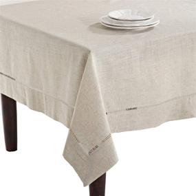 img 2 attached to 🍽 SARO LIFESTYLE 731 N90156B Collection Tablecloth: Dress Up Your Dining Experience!