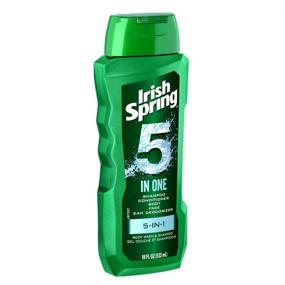 img 1 attached to Irish Spring 5-in-1 Shampoo, Conditioner, Body Wash, Face Wash and Deodorizer - Pack of 2, 18 oz