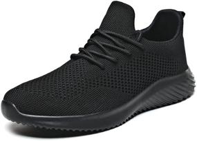 img 4 attached to 👟 Kanlanlo Fashionable Breathable Sneakers for Men - Lightweight Shoes