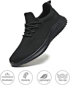 img 3 attached to 👟 Kanlanlo Fashionable Breathable Sneakers for Men - Lightweight Shoes