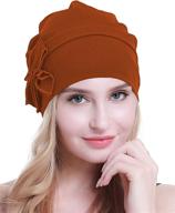 🧢 stylish and comfortable: osvyo cotton chemo turbans headwear for women with hair loss logo