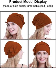 img 3 attached to 🧢 Stylish and Comfortable: osvyo Cotton Chemo Turbans Headwear for Women with Hair Loss