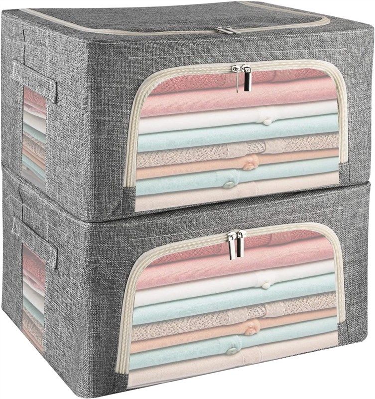 awekris stackable foldable organizer blankets storage & home organization 로고