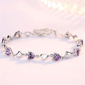 img 3 attached to 💎 Adjustable Girls' Jewellery Veemzzz Bracelet: Sterling Zirconia for Better SEO