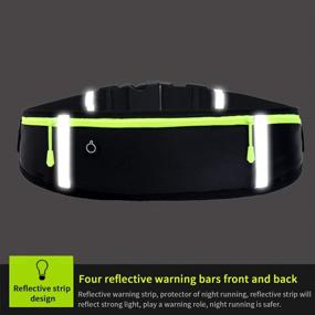 img 2 attached to Waterproof GORWRICH Running Belt - Adjustable Elastic Strap, Sweatproof Waistpack with Large Capacity - Ideal for Running and Outdoor Activities