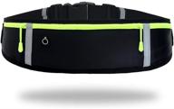 waterproof gorwrich running belt - adjustable elastic strap, sweatproof waistpack with large capacity - ideal for running and outdoor activities logo