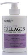 🔆 collagen lifting, firming, and tightening cream for face and body - advanced anti-aging collagen cream. enhances elasticity, plumps, and lifts sagging skin - usa-made by elastalift. 15 fl oz pump included. logo