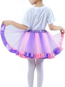 img 2 attached to 👗 Shop the Adorable Toddlers Multicolor Princess Ballet Multicol Rainbow Girls' Clothing