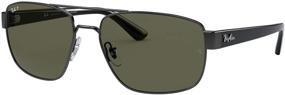 img 3 attached to Очки Ray Ban RB3663 прямоугольные с поляризованными линзами: стильная защита для глаз для улучшения зрения