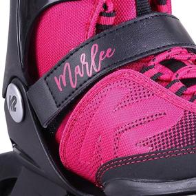 img 1 attached to 🔴 K2 Skate Kids Marlee Inline Skates in Magenta