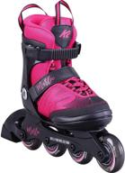 🔴 k2 skate kids marlee inline skates in magenta logo