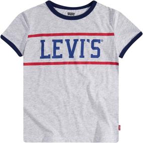 img 1 attached to 👚 Levis Girls Horse Graphic T Shirt: Stylish Tops, Tees, and Blouses for Girls