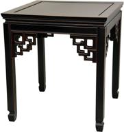 🌹 antique black rosewood square ming table by oriental furniture - enhanced for seo logo