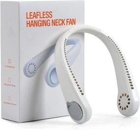 img 1 attached to 🌀 Stay Cool and Hands-Free with JEXINE Portable Neck Fan - USB Rechargeable, Quiet and Leafless Design for Women - 3 Speeds (Neck)