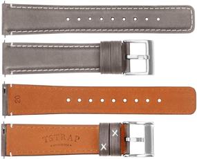 img 3 attached to 🕑 20mm Leather T-Strap Watch Band