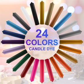 img 3 attached to 🕯️ FansArriche Candle Dye: Enhance Your Candle Making with 24 Vivid Colors & Safe, Natural Liquid Dye