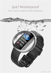 img 2 attached to 🌸 ZZYD Smart Watch: Trendy TPU-Pink Fitness Tracker with Heart Rate, Step Counter, Sleep Monitor - Waterproof Smart Band/Bracelet for Women and Men