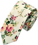 👔 secdtie skinny fashion printed necktie: essential men's accessories for ties, cummerbunds & pocket squares logo