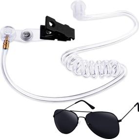 img 4 attached to Gejoy Earpiece Earplugs Acoustic Sunglasses: 🎧 Unique Novelty & Gag Toy with Ear Protection
