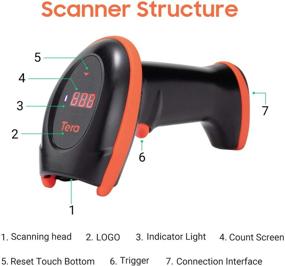 img 3 attached to 📱 Tera Pro Series HW0008: Wireless 1D 2D QR Barcode Scanner with Cradle, Counting Screen, Extra Fast Scanning Speed, Ultra High Resolution Handheld Image Bar Code Reader for Warehouse Inventory