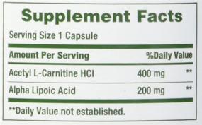 img 2 attached to Natures Bounty® L Carnitine 400 Capsules