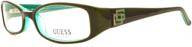 guess eyeglasses gu 1685 brown logo