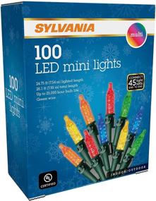 img 4 attached to 🎄 Многоразноцветные маленькие рождественские огни Sylvania LED