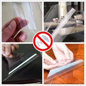 img 2 attached to 🛋️ Ultimate Furniture Protection: 10 Pcs Clear Self-Adhesive Cat Scratch Deterrent with Extra-Large and Large Couch Protectors - Includes 2 Pack Cat Repellent for Furniture