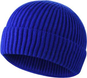 img 4 attached to 🧣 Stay Cozy with ROYBENS Swag Wool Knit Cuff Fisherman Beanie – Perfect Winter Warmth for Men and Women