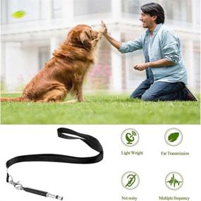 img 3 attached to 🐶 Wondery Ultrasonic Dog Whistle for Pet Training - Adjustable Pitch, Silent & Professional Whistle to Stop Dog Barking - Includes Lanyard