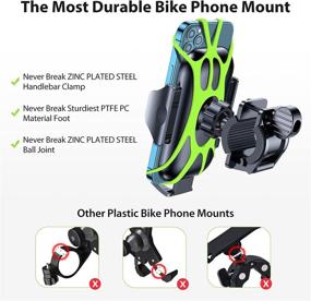 img 2 attached to 🚲 VICSEED Bike Phone Mount: Unbreakable & Universal Holder for Thick Cases and All Phones - iPhone 12 Pro Max, Galaxy S21 Compatible