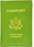 🛂 genuine leather united states passport cover логотип