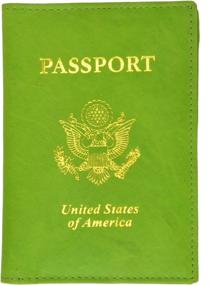 img 3 attached to 🛂 Genuine Leather United States Passport Cover