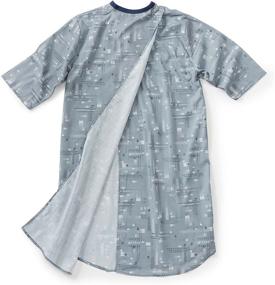 img 2 attached to Silverts Disabled Elderly Needs Nightgowns Men's Clothing for Sleep & Lounge