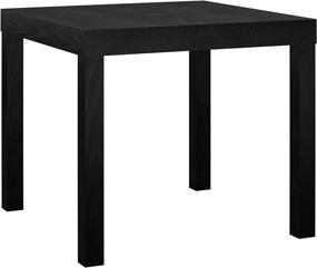 img 1 attached to 🏞️ Stylish and Functional: Ameriwood Home Parsons Modern End Table in Sleek Black Design