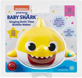 img 3 attached to 🦈 Baby Shark Official Singing Bath Time Bubble Maker by WowWee Pinkfong