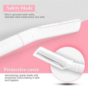 img 3 attached to 🪒 opove Dermaplane Razor for Women Face- Professional Facial & Peach Fuzz Hair Removal Tool