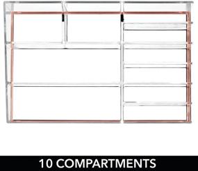 img 2 attached to MDesign Cosmetic Organizer Sections Countertop Bath