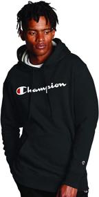 img 4 attached to 👕 Champion Powerblend Graphic Hoodie: White Men's Active Clothing Boosts Style and Performance