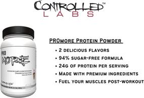 img 1 attached to 🍫 High-Quality PROmore Protein Powder: 24g Protein Per Scoop - Premium Smooth Drink Formula - Chocolate Ice Cream Sundae Flavor