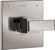 🚿 delta faucet ara t14067-ss stainless shower handle valve trim kit (valve not included) логотип