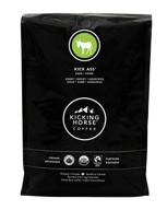 ☕ kicking horse kick ass coffee: bold & organic whole bean dark roast - 2.2 lb (35.2 ounce) fairtrade & kosher certified logo